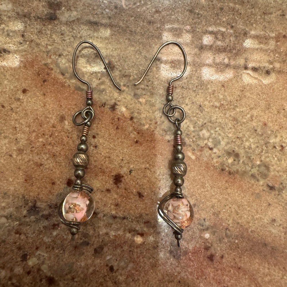 Vintage beaded earrings